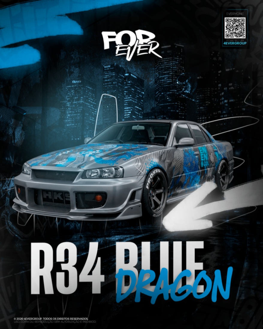 R34 BLUE DRAGON - 30 DIAS