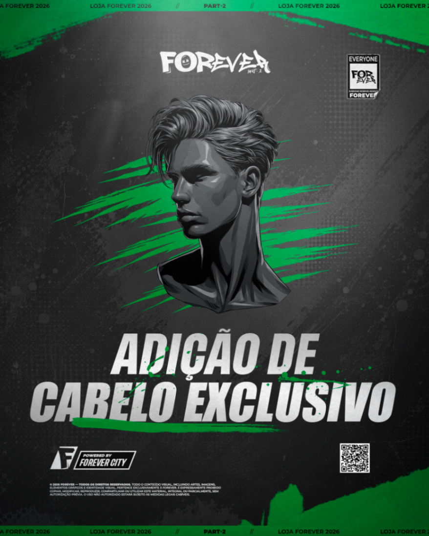Adição de Cabelo Exclusivo